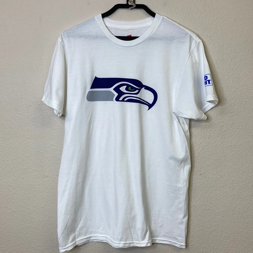 Seattle Seahawks Bud Light Tee Shirt Men's Size Medium - Picture 1 of 6